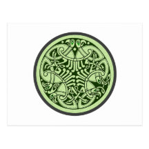 keltischer Knoten Ornament celtic knot Postkarte