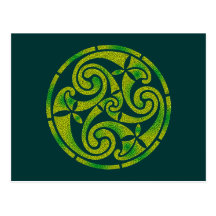 Keltischer Kreis celtic circle Postkarte