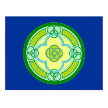 Keltischer Kreis celtic circle Postkarte