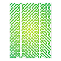 keltisches Muster celtic pattern Postkarten