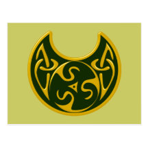 keltisches Ornament celtic Postkarte