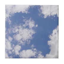 Keramikfliese Wolkenstern