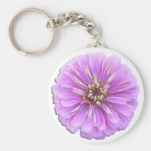 Key Chain - Lilac Zinnia