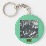 Keychain Alleycats ingenting (B&W) Dangerhouse Nyckel Ringar