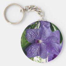 Keychain-Blomma-Blått blomma Nyckel Ringar