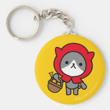 Keychain - kattunge - OrangeBack Nyckelring