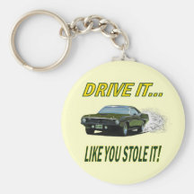Keychain med "DREV DET! …", design Nyckel Ring
