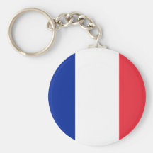 Keychain med flagga av frankriken nyckel ring
