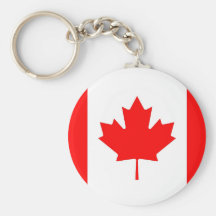Keychain med flagga av Kanada Nyckelring