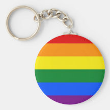 Keychain med flagga för regnbåge LGBT Nyckelring