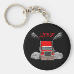 Keychain med "LITE dem UPP! ", Nyckelring