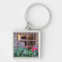 Keychain - shoppa fönstret i Monteriggioni Nyckelring