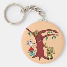 keychain "tecknadkonst ", nyckelring