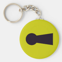 Keyhole Nyckel Ring