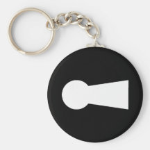 keyhole nyckel ring