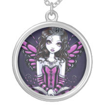 "Khristyn" rosa Princess Fe Konst Halsband