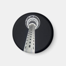 kick för auckland himmeltorn kylskåpsnagnet