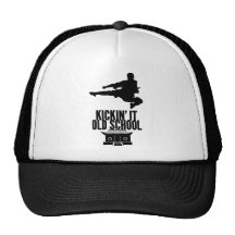 Kickin det old school baseball hat