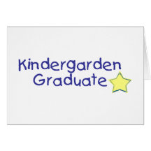 Kidergarden student (blått) kort