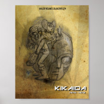 Kikaida konsttryck posters