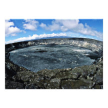Kilauea krater - Hawaii Anpassade Tillkännagivande