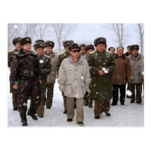 Kim Jong-il Nordkorea Vykort