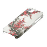 Kinesisk körsbärsröd blommar iPhone 5 Case-Mate fodral