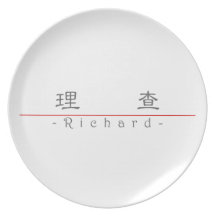 Kinesnamn för Richard 20793_2.pdf Dinner Plate