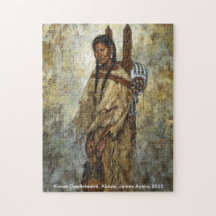Kiowa Cradleboard, indiankvinnapussel