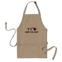 Kiss the chef apron