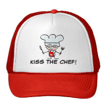 Kiss the chef bbq hat
