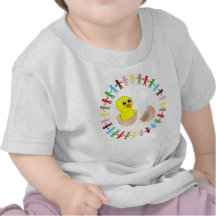 Kläcka chicken & den eniga världsbabyT-tröja