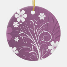 Klämma fast blommor 4 julgransdekoration