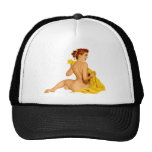 Klämma fast upp flicka baseball hat