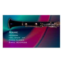 Klarinettvisitkort för ClarinetCentral.com