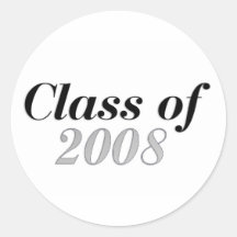 Klassificera av 2008 grå färg klistermärken