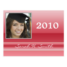 Klassificera av 2010 studentkort vykort