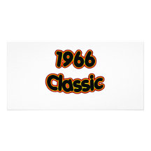 Klassiker 1966 anpassade foto kort