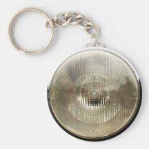 Klassikerbilpannlampa med linsen för rundafrikände nyckel ring