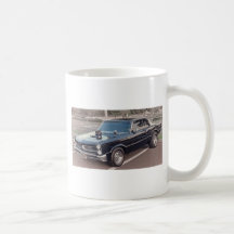 Klassikern för GTO-muskelbilen driver HDR-fotobild Kaffe Koppar