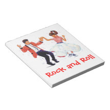 Klassikersten - och - rulle Jive danssadeln skor Memo Block