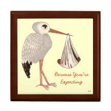 KlassikerStork (neutralt) 2 (baby shower) Minnessak