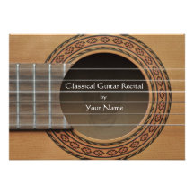 Klassisk gitarrhögläsninginbjudan
