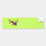 Kleines Flugzeug Auto Sticker