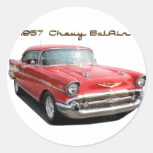 Klistermärke för 57 Chevy Belair