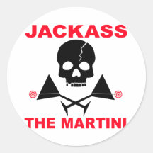 Klistermärke - JACKASS, Martinien