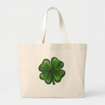 klöver för 4 löv tote bag