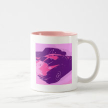 Kluvna fönsterbilar för klassiker kaffe kopp
