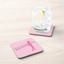 Knackas upp knockout- baby shower Mamma-till- Kopp Underlägg