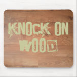 Knackning på Wood Mousepad Musmatta